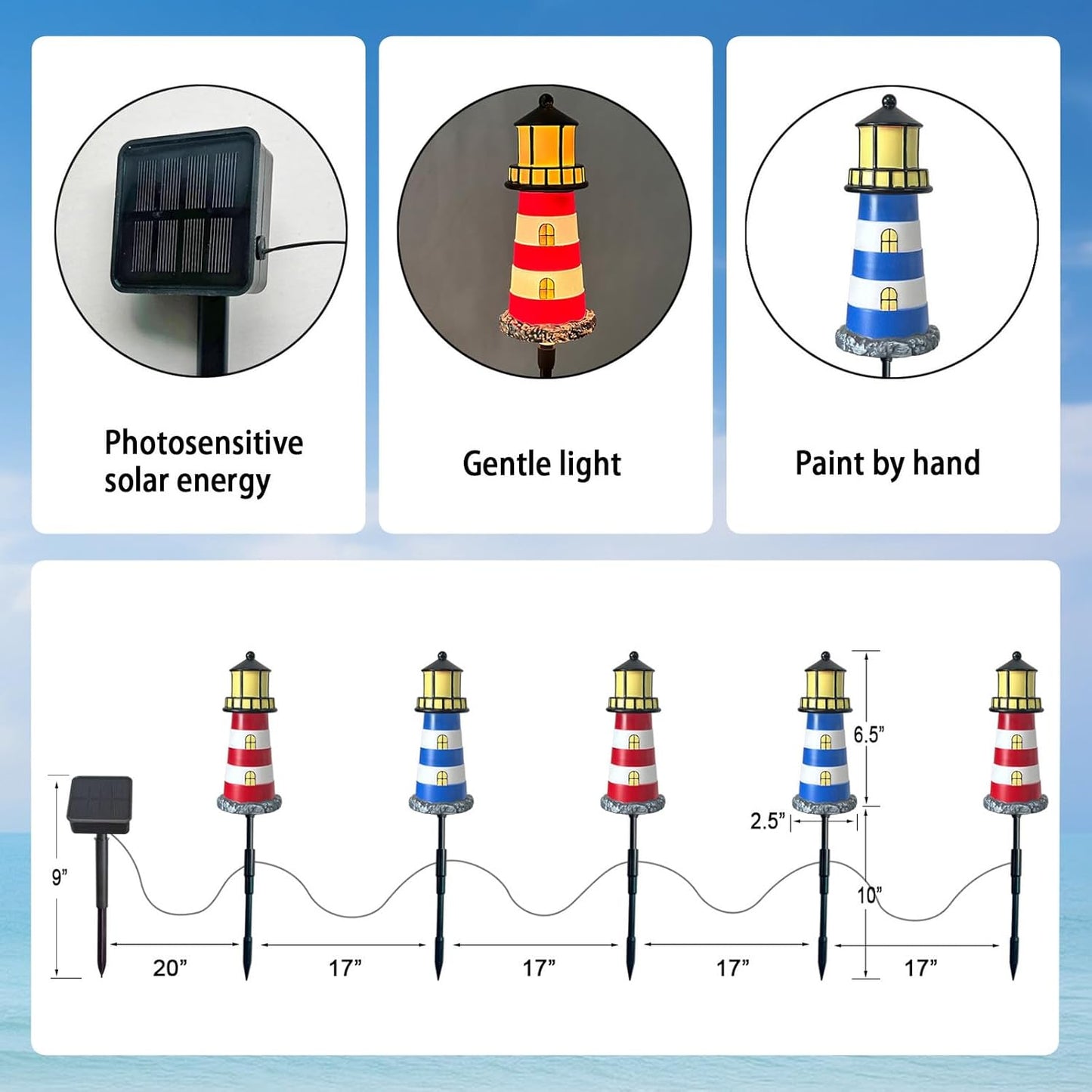 solar-powered lighthouse