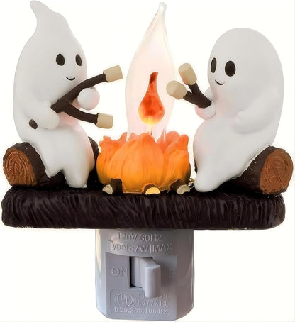 Halloween Ghost Flicker Night Light👻