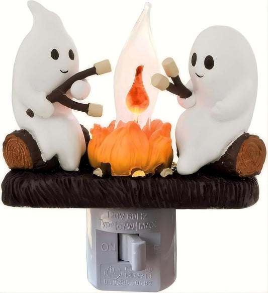 Halloween Ghost Flicker Night Light👻
