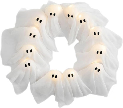 👻Lit Ghosts Wreath