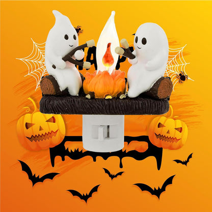 Halloween Ghost Flicker Night Light👻