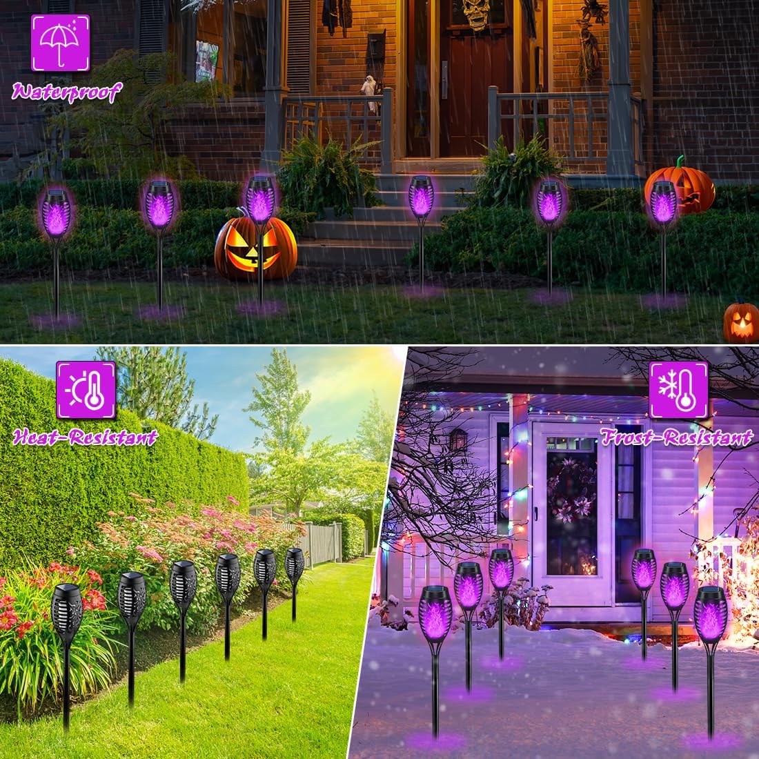 Solar Flame Torch Lamp