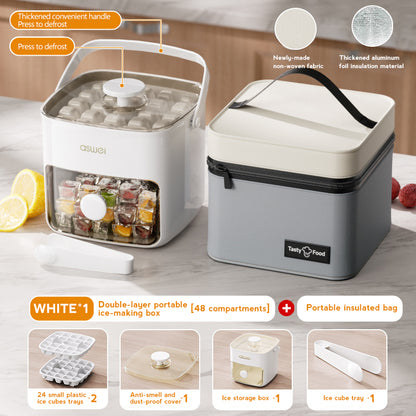 ❄️Cool Ice Cube Takeaway Ice Cube Ice Box