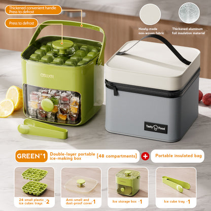 ❄️Cool Ice Cube Takeaway Ice Cube Ice Box