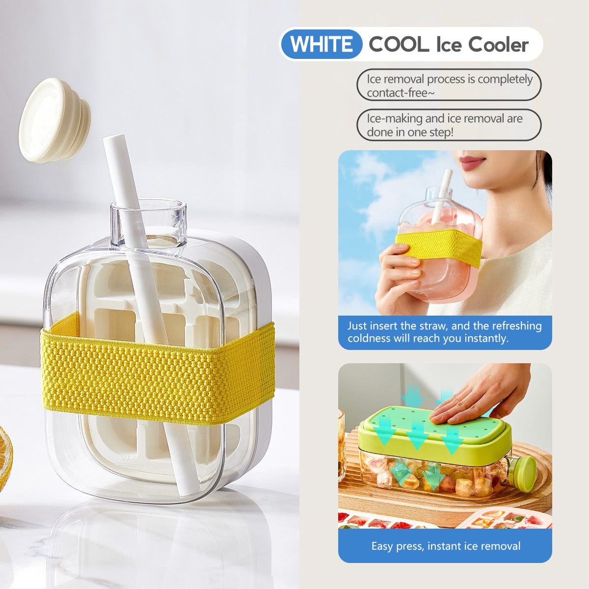 ❄️Cool Ice Cube Takeaway Ice Cube Ice Box