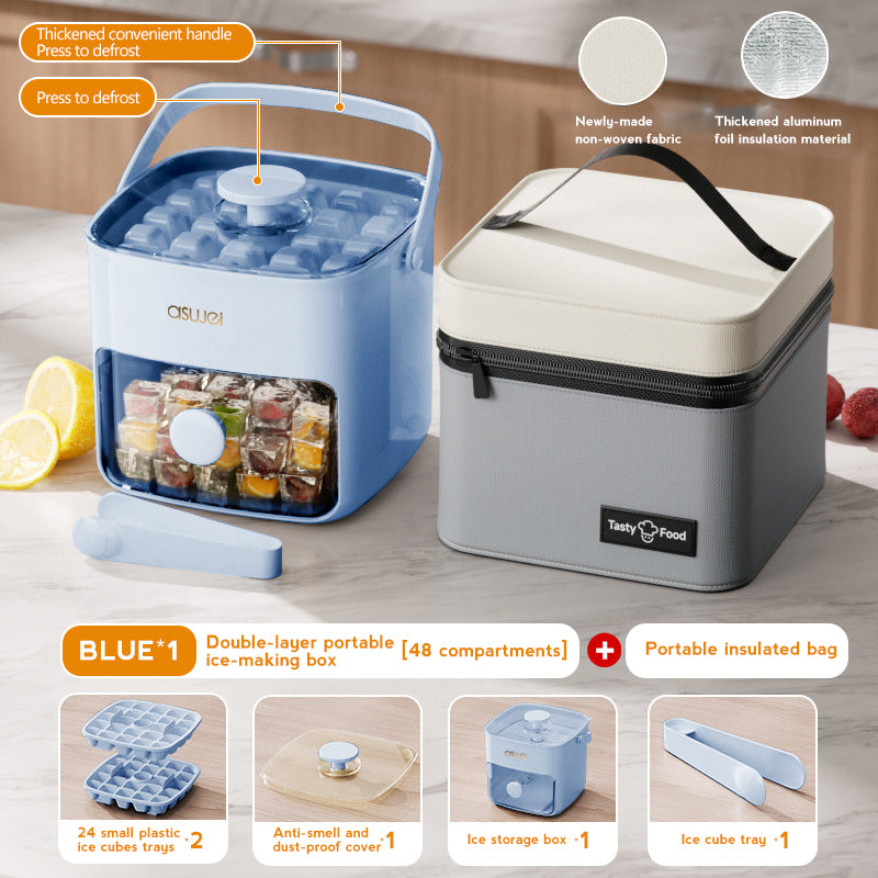 ❄️Cool Ice Cube Takeaway Ice Cube Ice Box