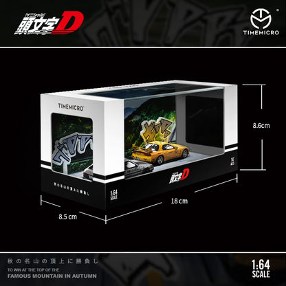 1:64 Scale AE86 Mazda 《头文字D》 Manga Edition Die-Cast Metal Car Model