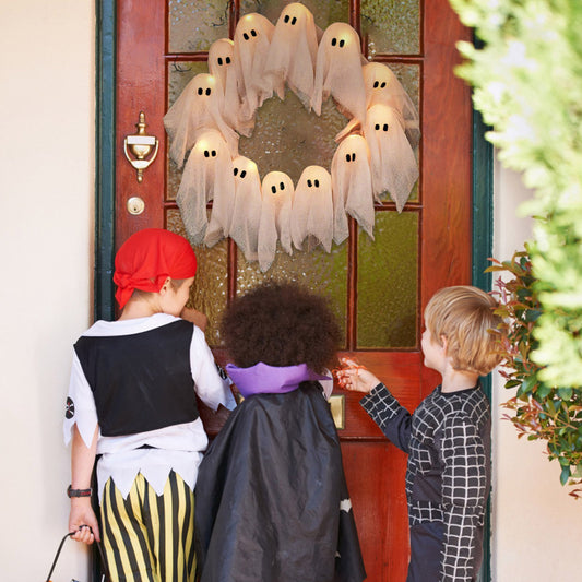 👻Lit Ghosts Wreath